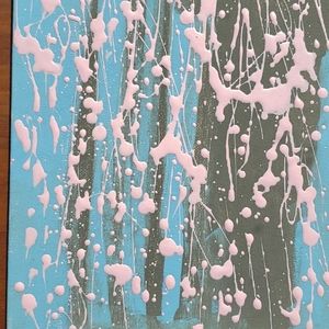 Hand Crafted Painting Pink Elephants 6- Beautiful Wall Art!! Perfect for office!